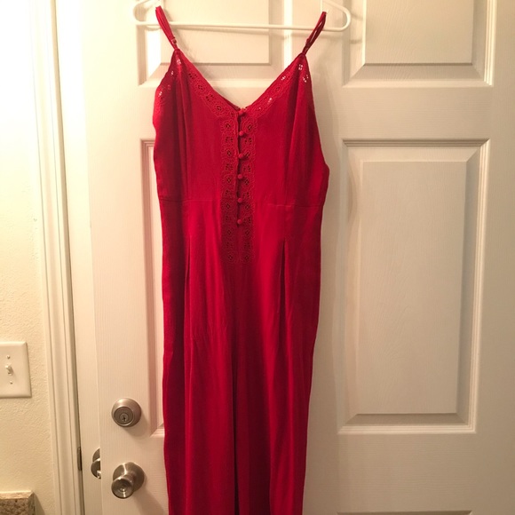 American Threads red jumpsuit - Picture 4 of 6